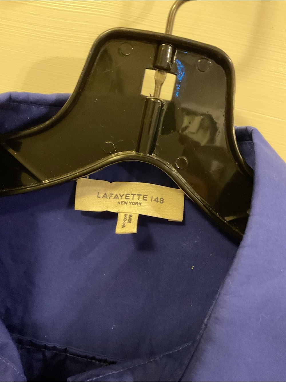 Lafayette 148 Cobalt Blue Button Down XS - Picture 4 of 6